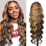 Hot Sale 24" Transaparent Frontal Lace Wig Color Wig