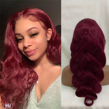 Hot Sale 24" Transaparent Frontal Lace Wig Color Wig