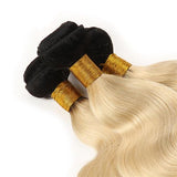 Body Wave Human Hair #1b613 Blonde Bundles