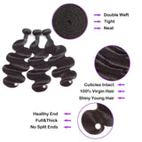 Bundle Deals Body Wave Virgin Human Hair Natural Black