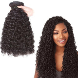 Natural Curly Virgin Human Hair Natural Black Bundles