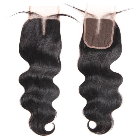 Natural Black Body Wave HD Lace Closure 