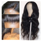 Glueless Wear And Go Wig Body Wave 5x5 Invisible HD Closure Lace Wig  Natural Black