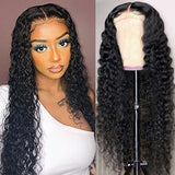 closure lace wig deep wave 1b