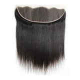 Bundle Deals With Frontal Straight Virgin Human Hair Natural Black